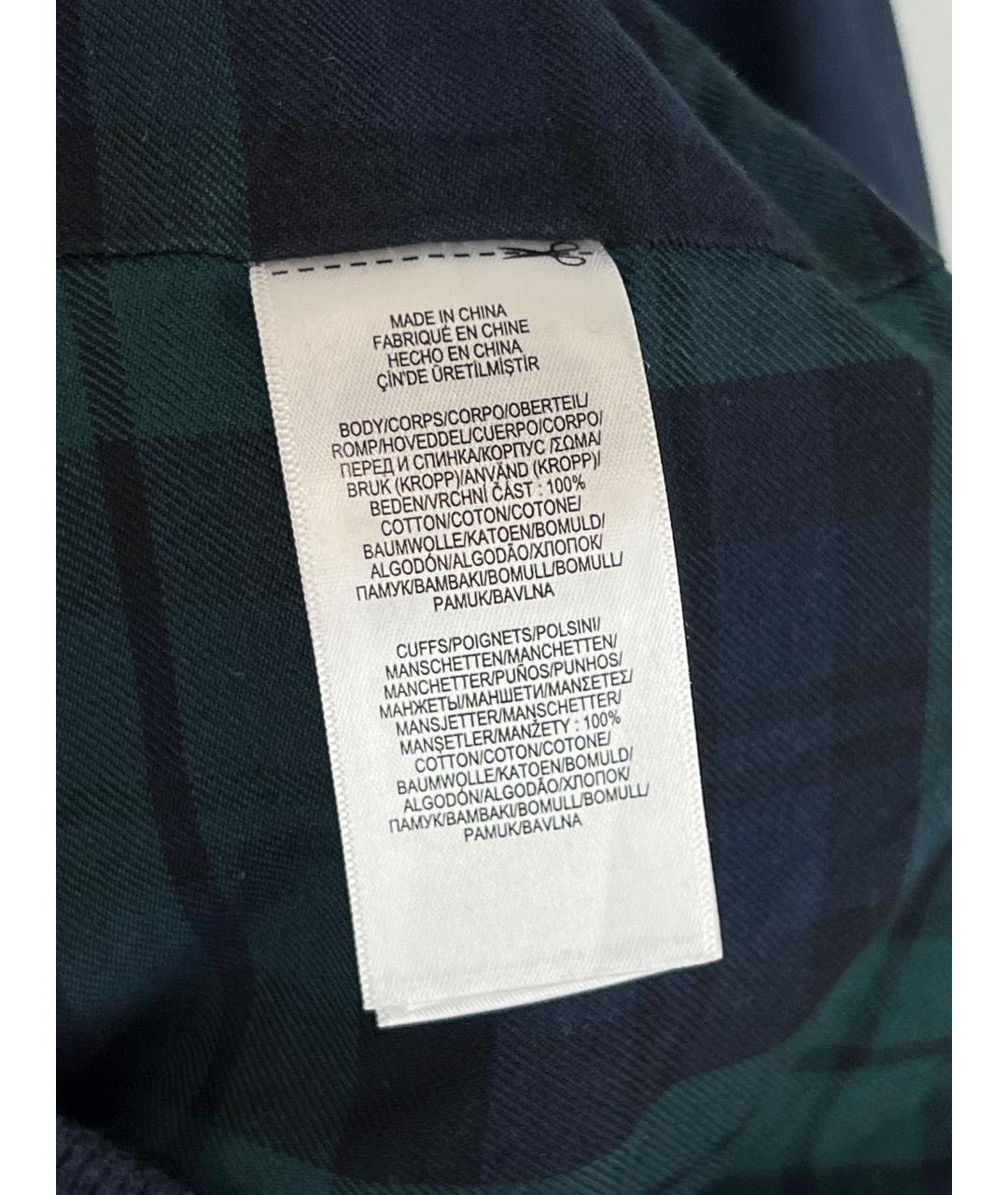 POLO RALPH LAUREN Темно-синяя хлопковая куртка, фото 5