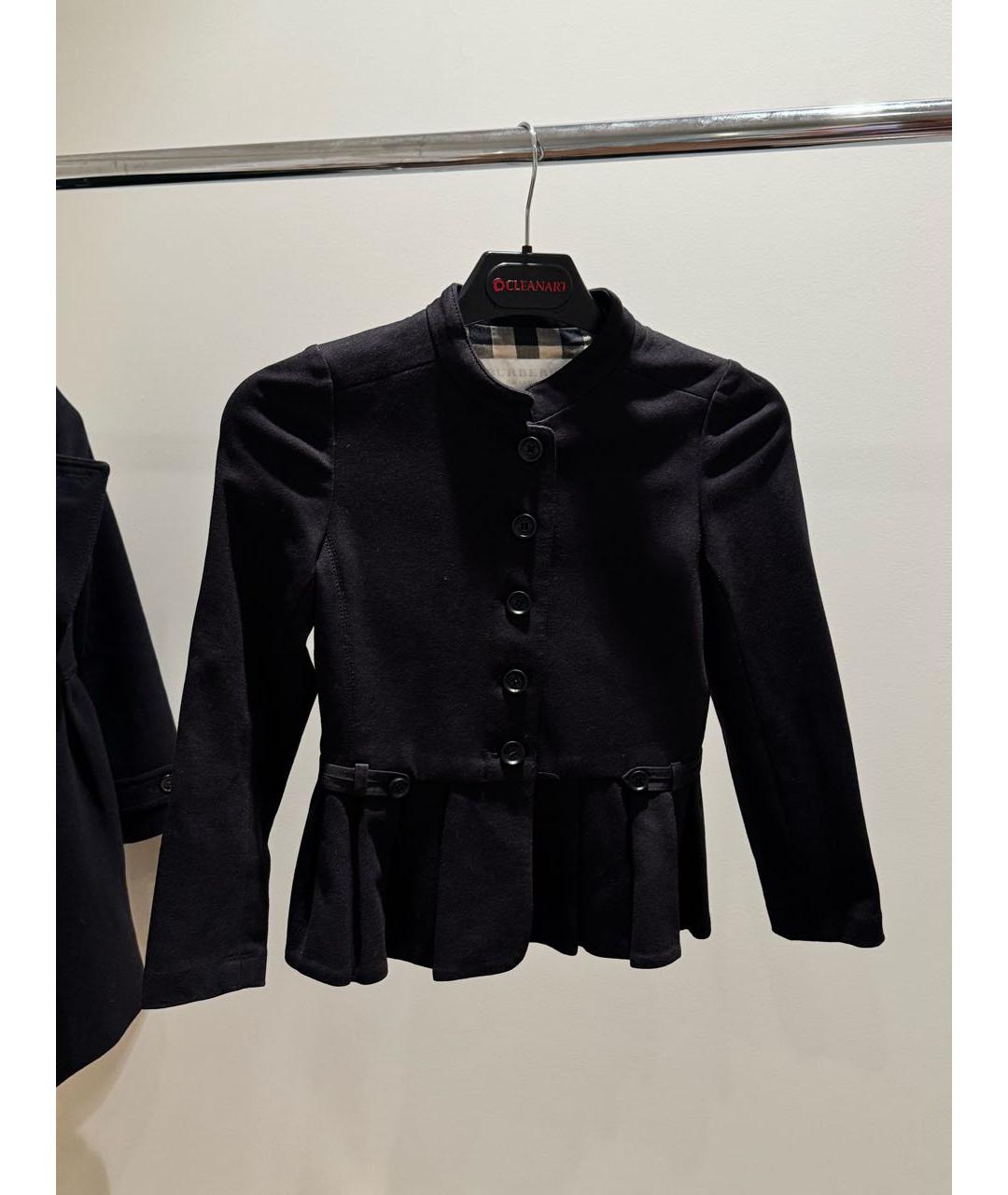 BURBERRY Черный шерстяной жакет / жилет, фото 6