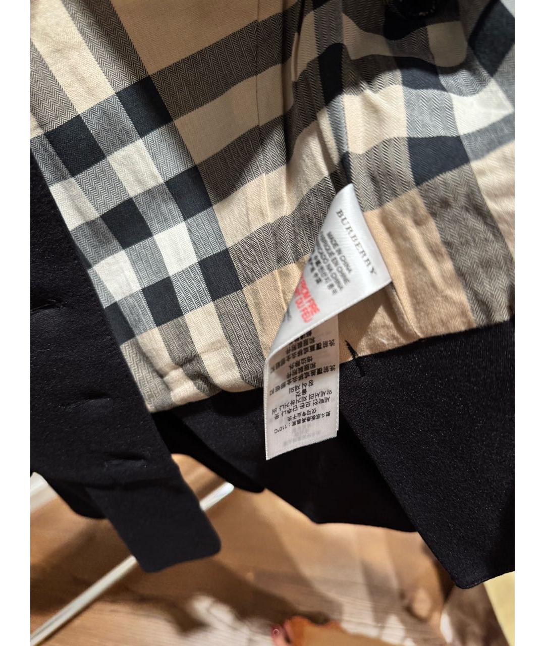 BURBERRY Черный шерстяной жакет / жилет, фото 5