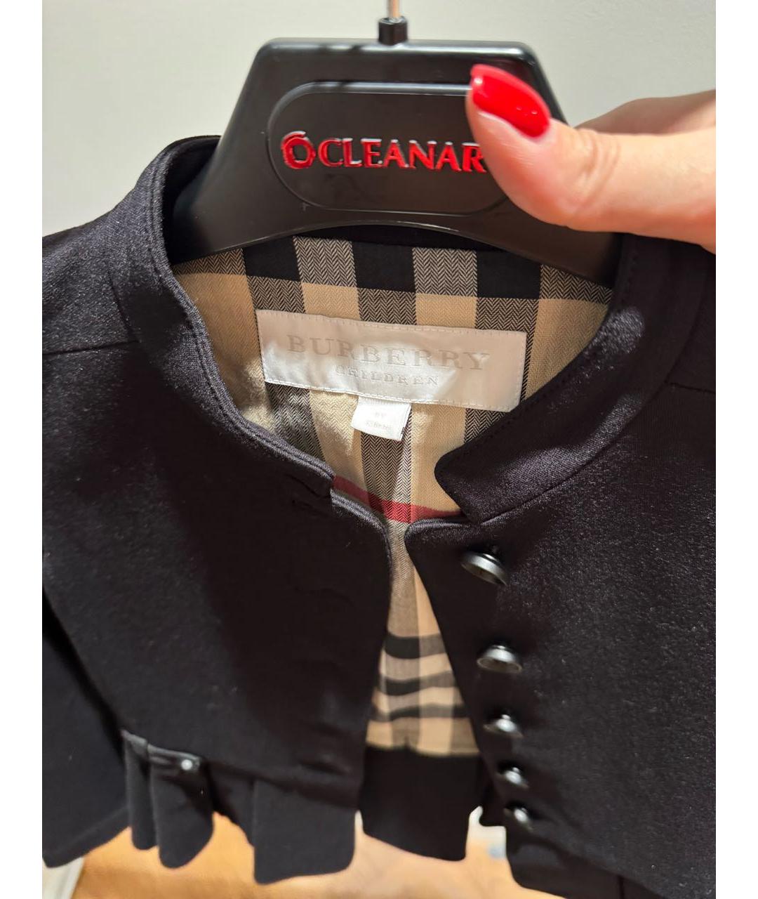 BURBERRY Черный шерстяной жакет / жилет, фото 3