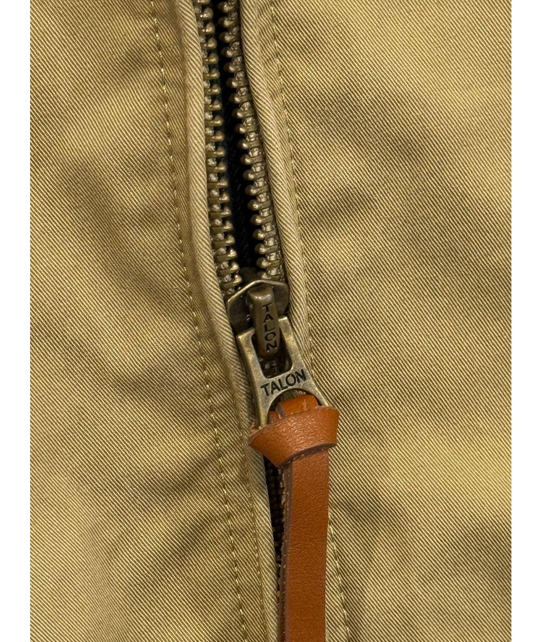 POLO RALPH LAUREN Бежевая хлопковая куртка, фото 3