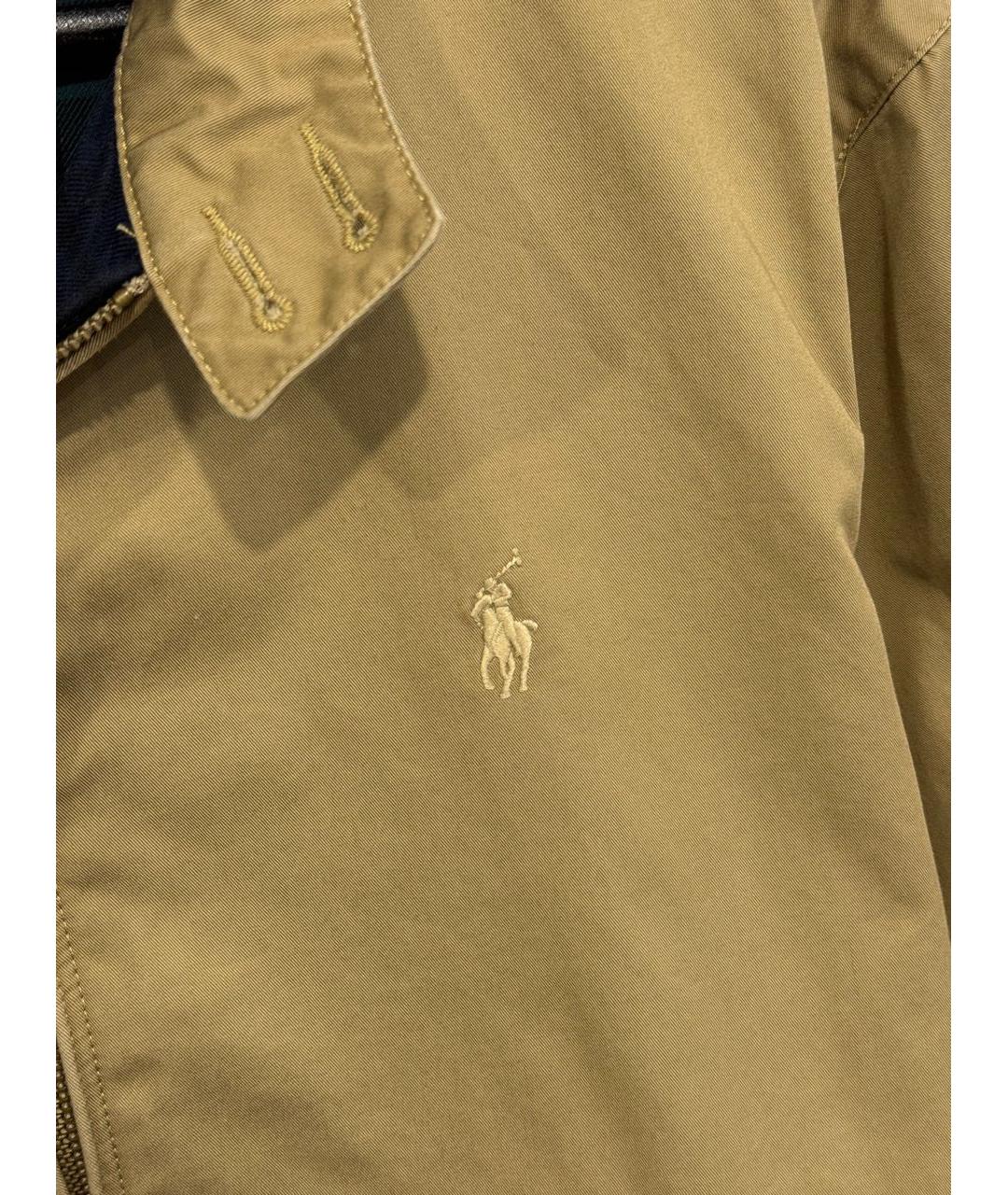 POLO RALPH LAUREN Бежевая хлопковая куртка, фото 4