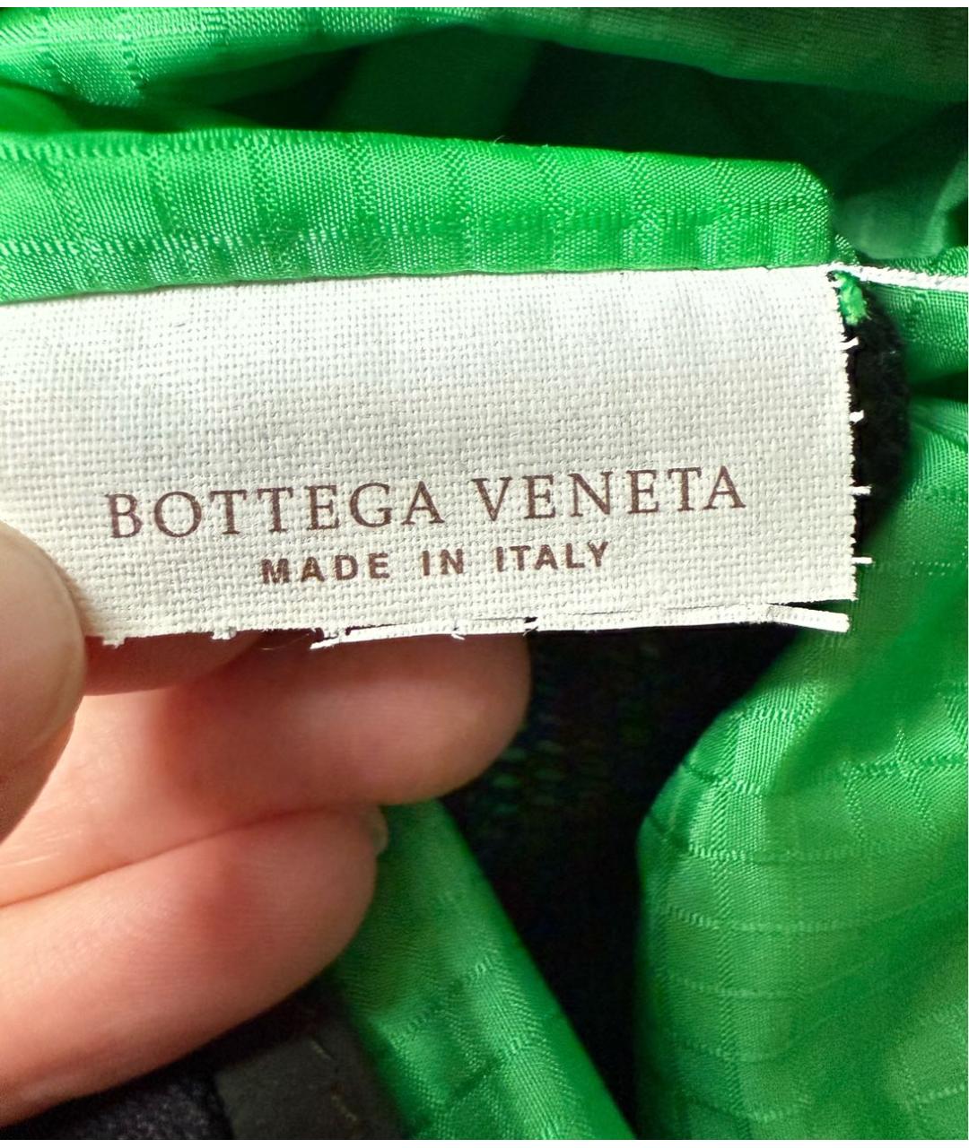 BOTTEGA VENETA Хаки тканевая поясная сумка, фото 7