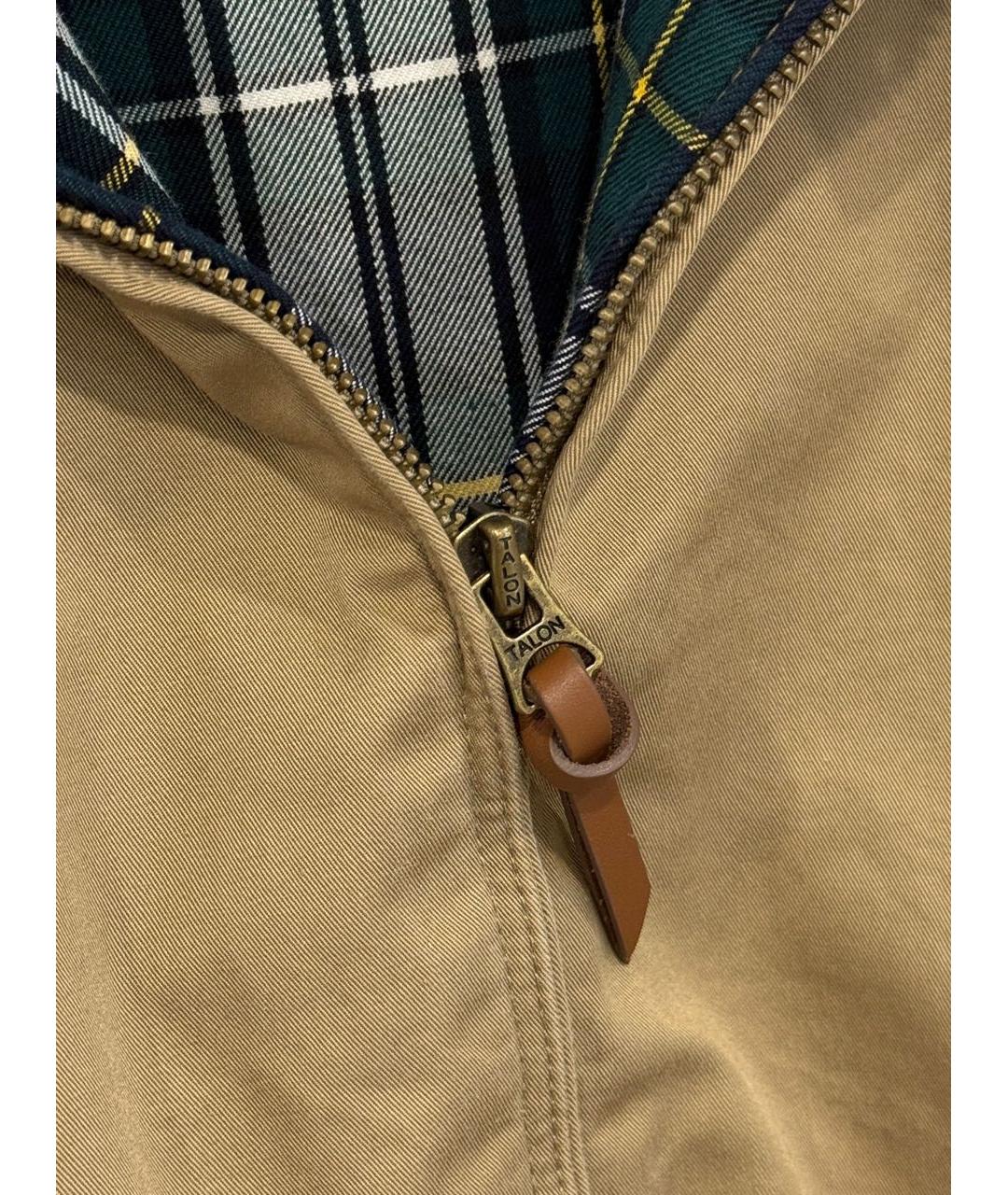 POLO RALPH LAUREN Бежевая хлопковая куртка, фото 3