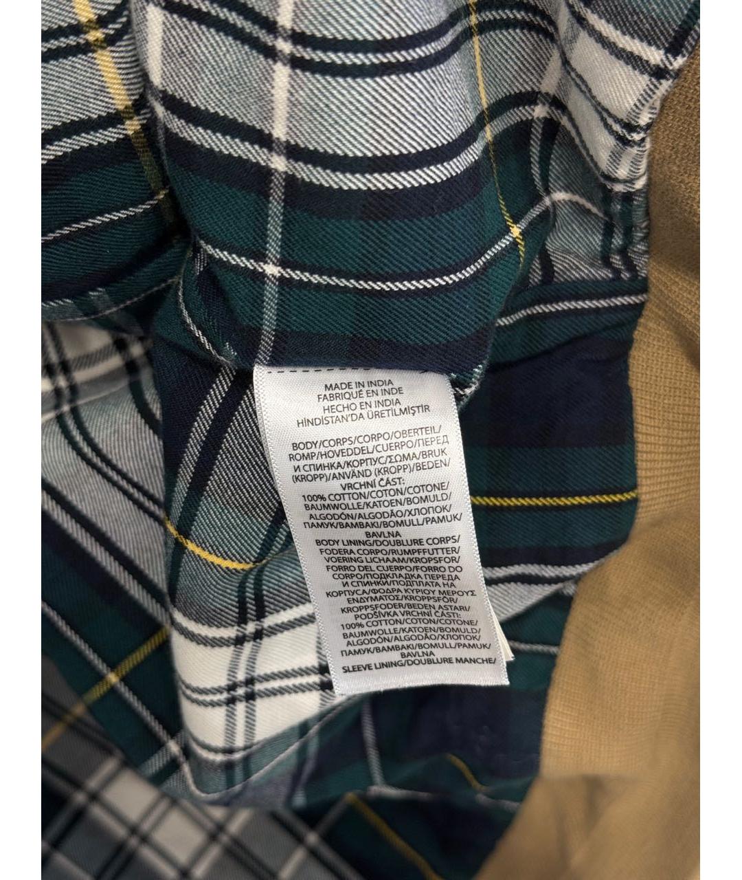 POLO RALPH LAUREN Бежевая хлопковая куртка, фото 7
