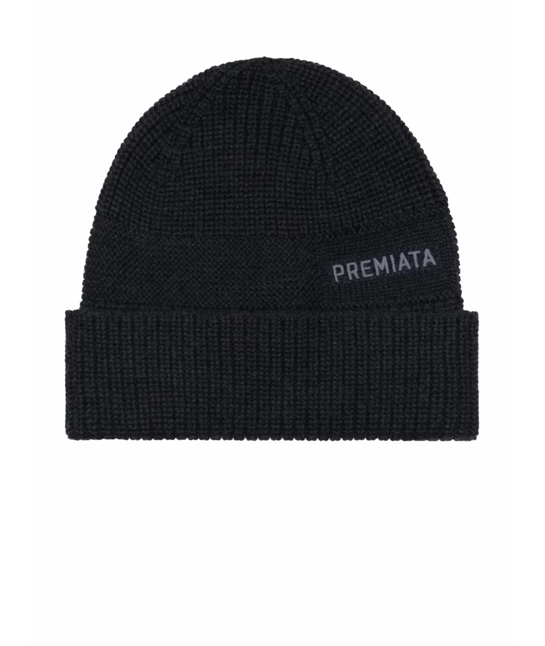 PREMIATA Серая шерстяная шапка, фото 1