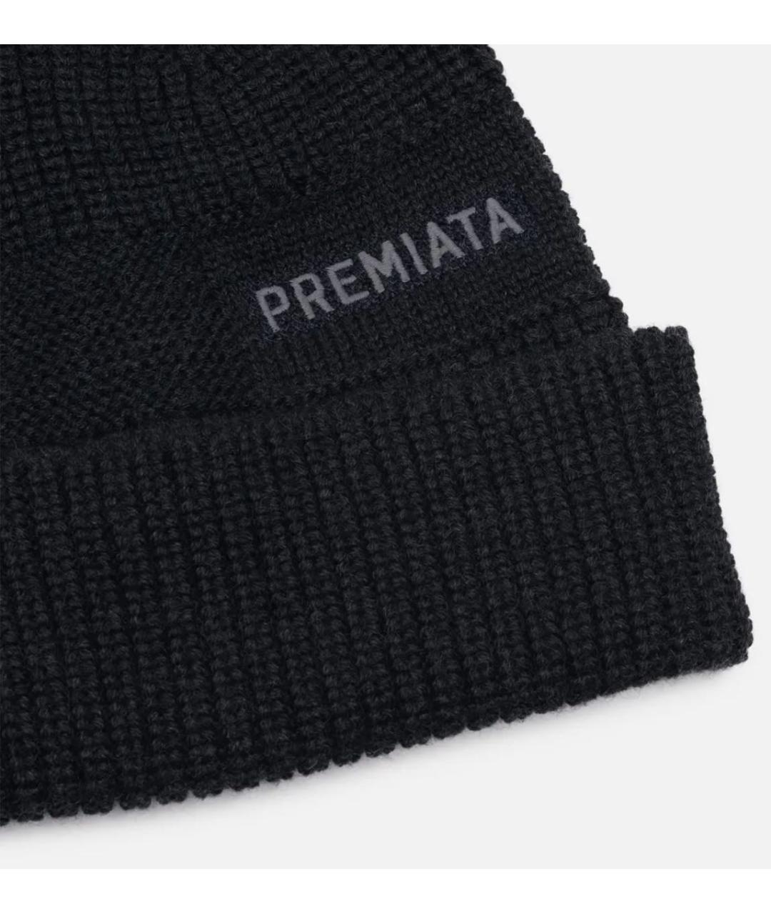 PREMIATA Серая шерстяная шапка, фото 2