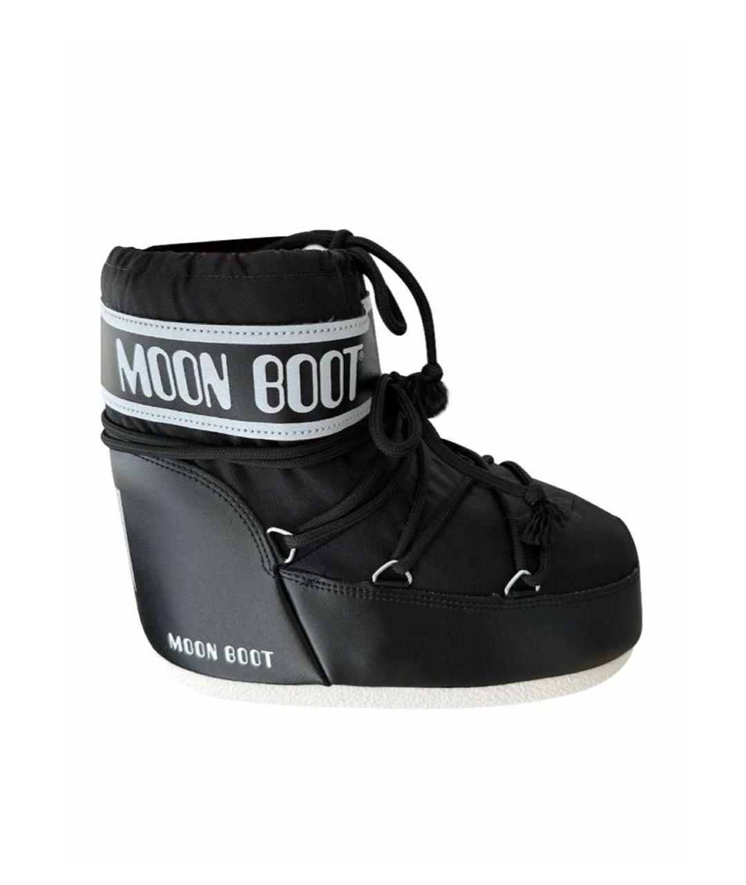 MOON BOOT Черные ботинки, фото 1