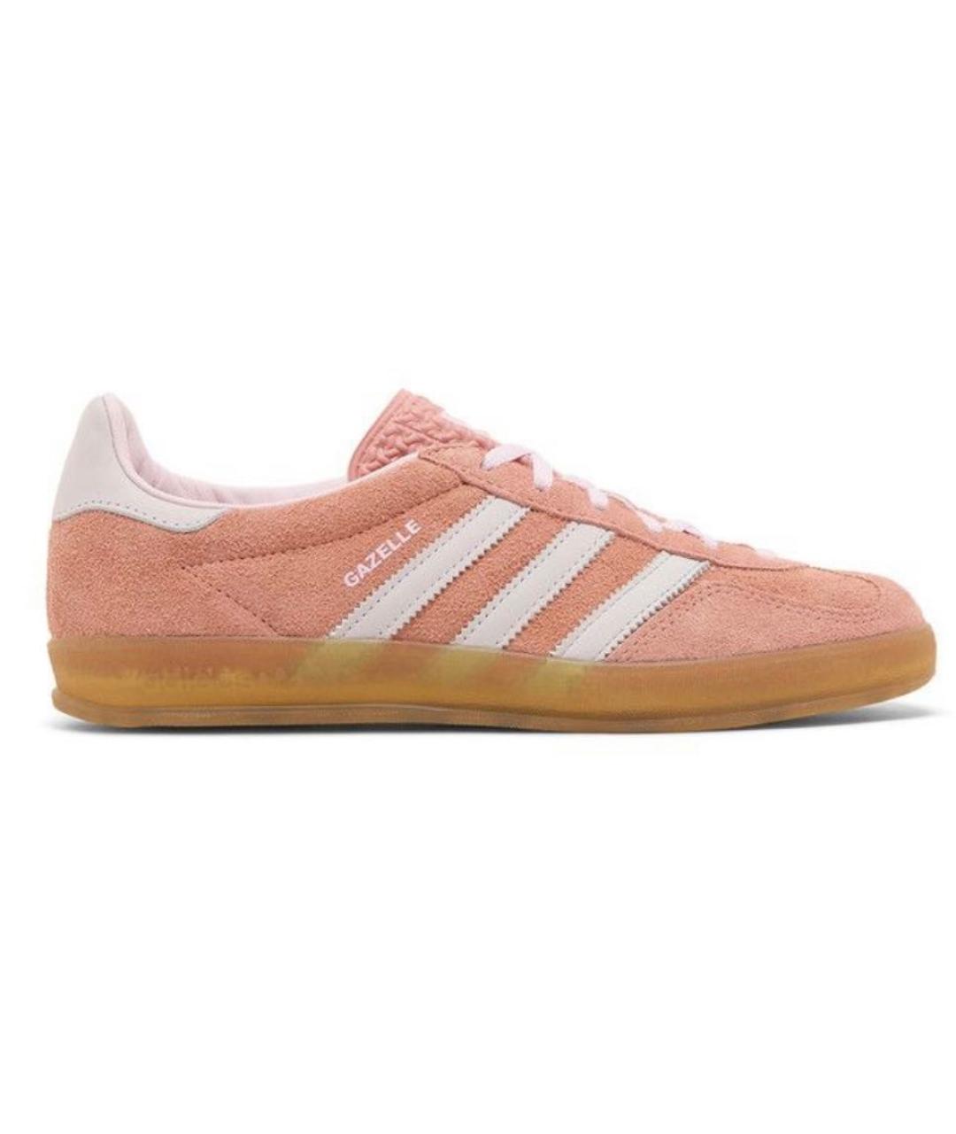 ADIDAS Розовые замшевые кроссовки, фото 8