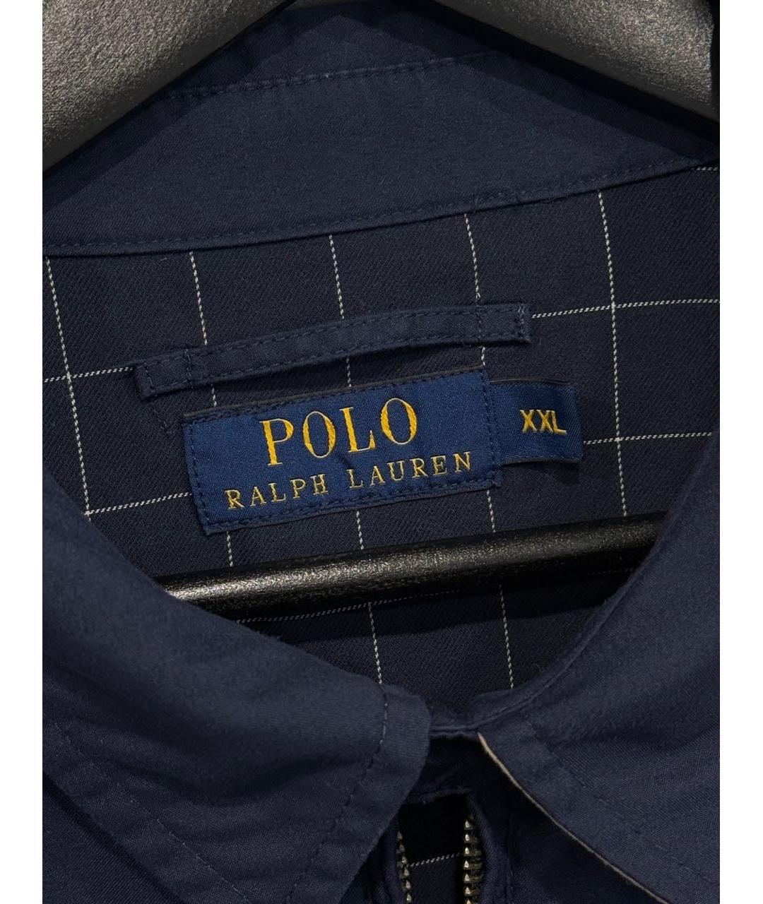POLO RALPH LAUREN Темно-синяя полиэстеровая куртка, фото 2