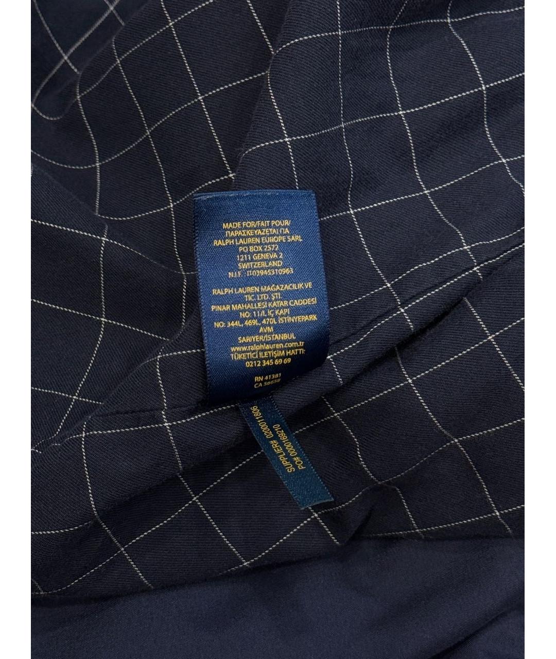 POLO RALPH LAUREN Темно-синяя полиэстеровая куртка, фото 7