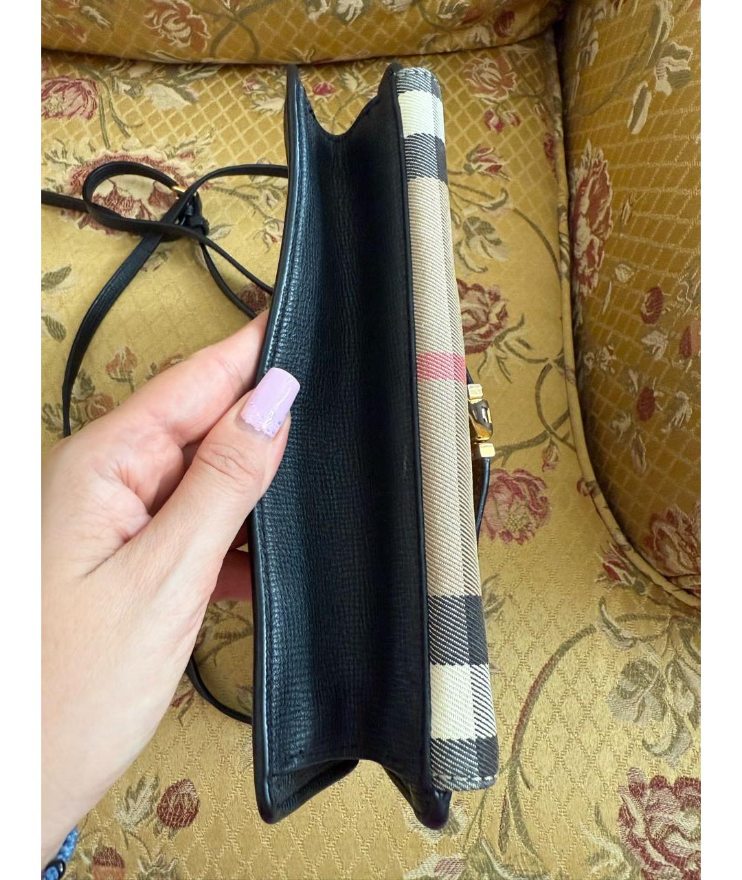 BURBERRY Мульти кожаная сумка через плечо, фото 6