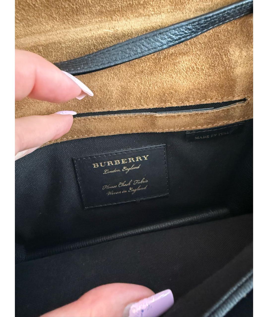 BURBERRY Мульти кожаная сумка через плечо, фото 8