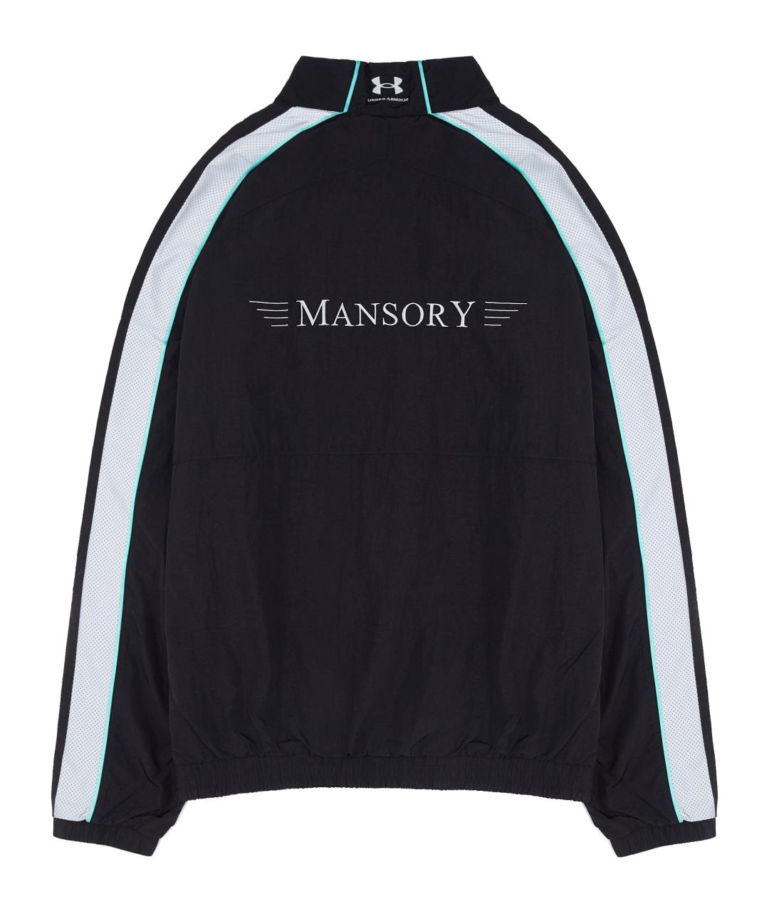 MANSORY x UNDER ARMOUR Черная полиэстеровая куртка, фото 2