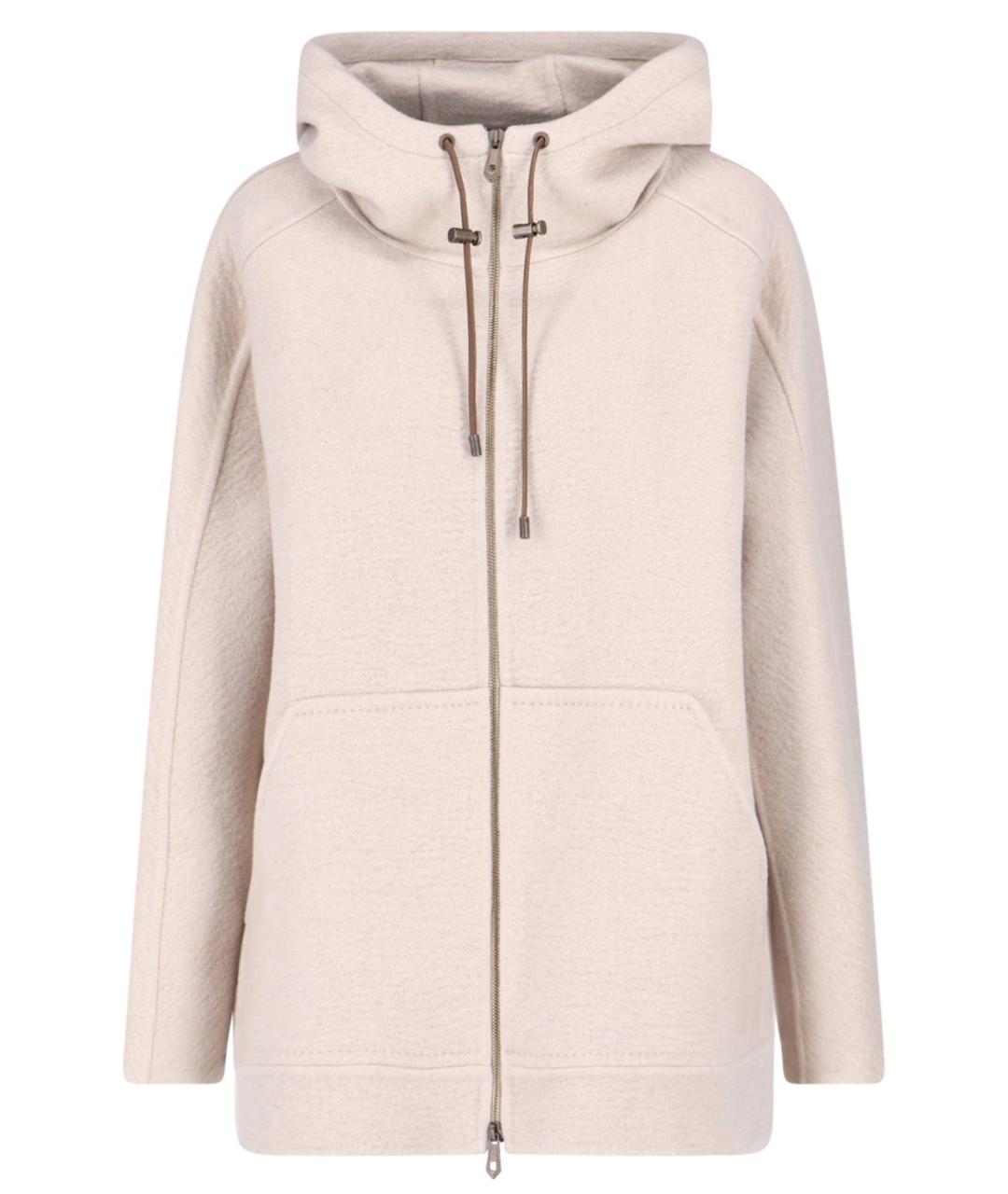 MAX MARA Бежевое шерстяное пальто, фото 1