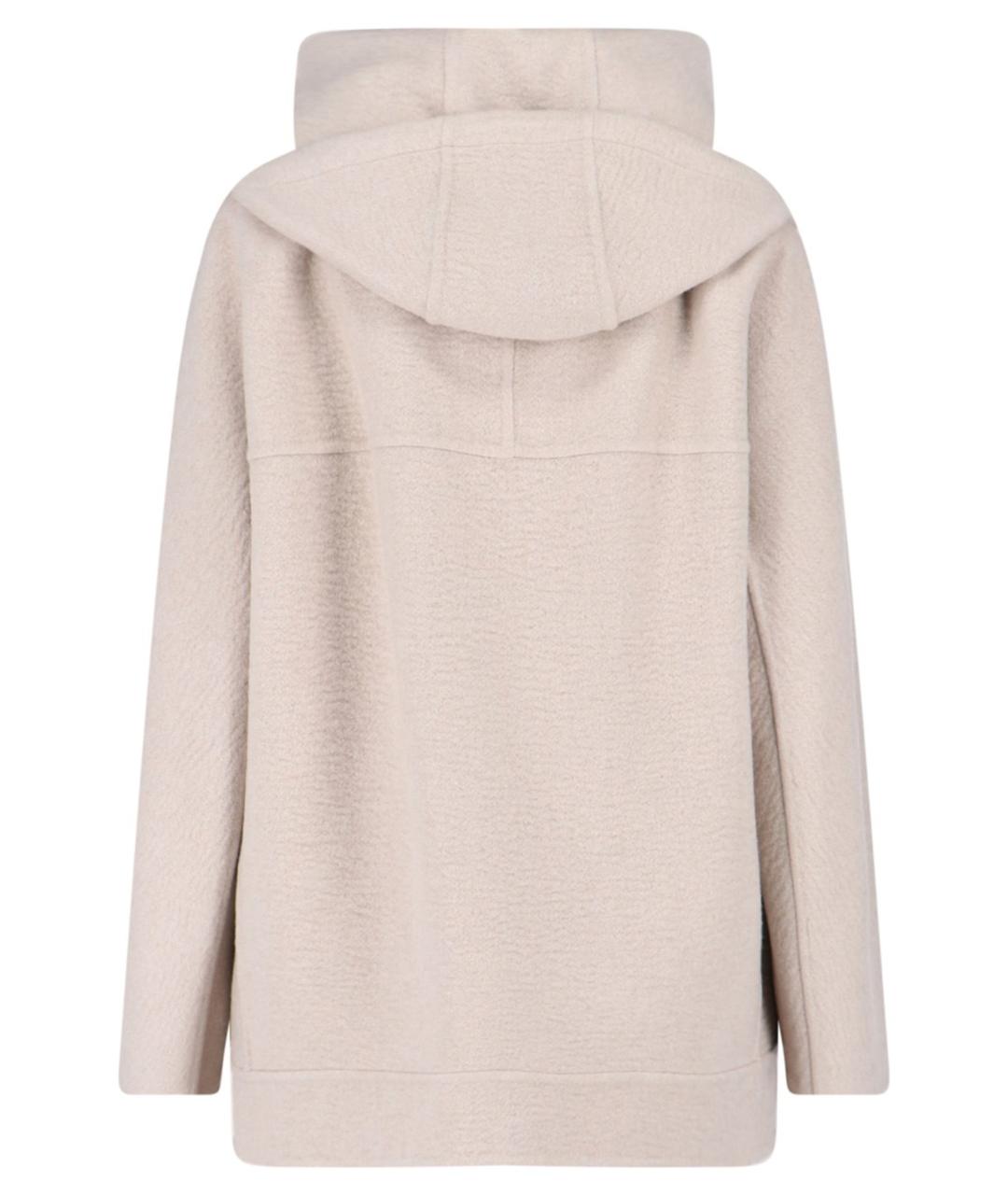 MAX MARA Бежевое шерстяное пальто, фото 2