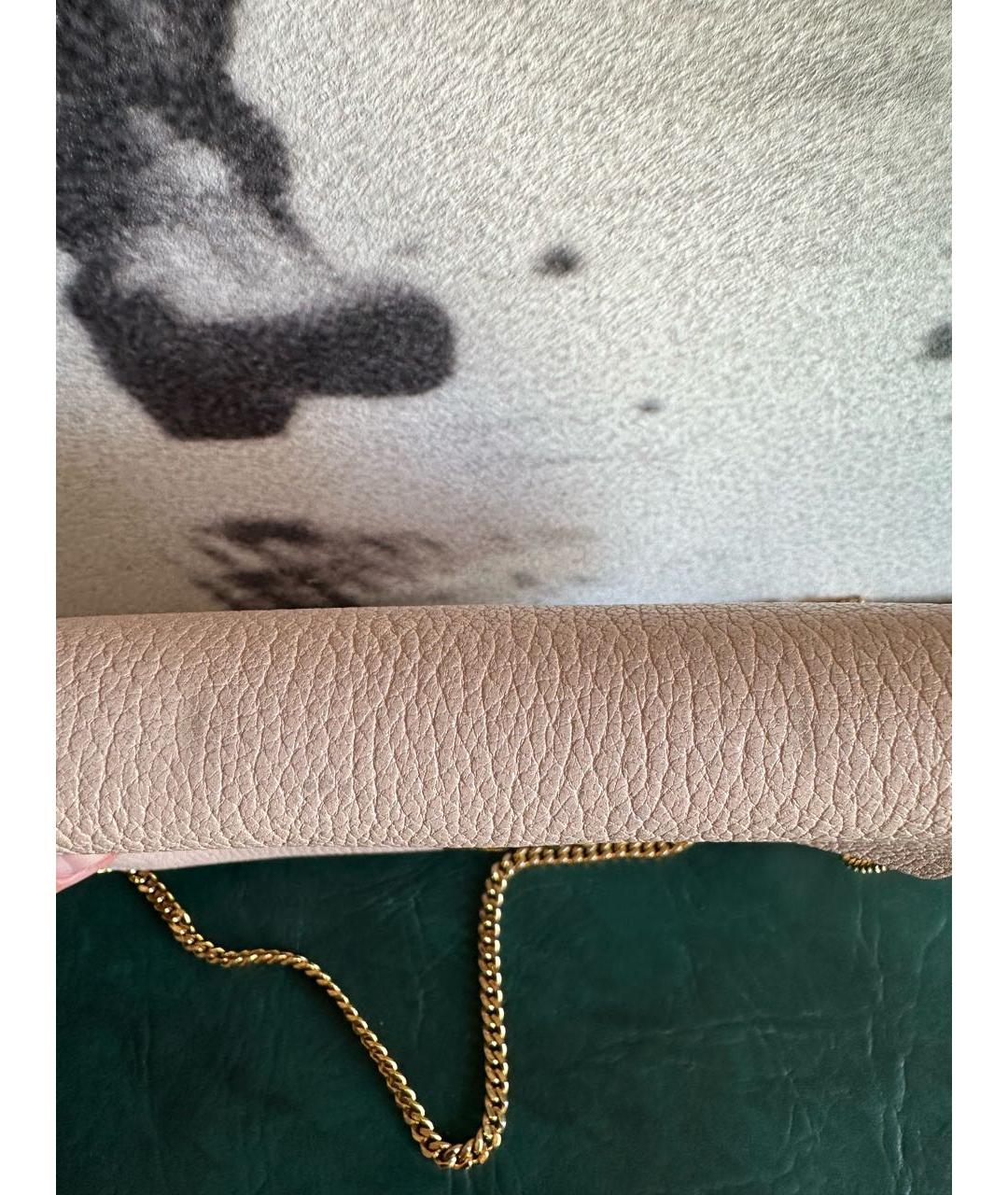 CHLOE Розовая кожаная сумка через плечо, фото 6