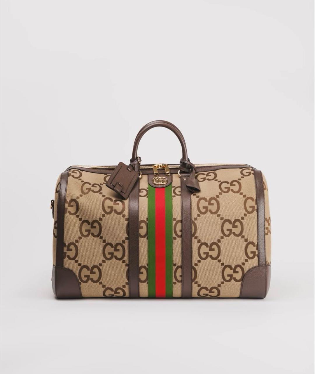 GUCCI Кожаная дорожная/спортивная сумка, фото 2