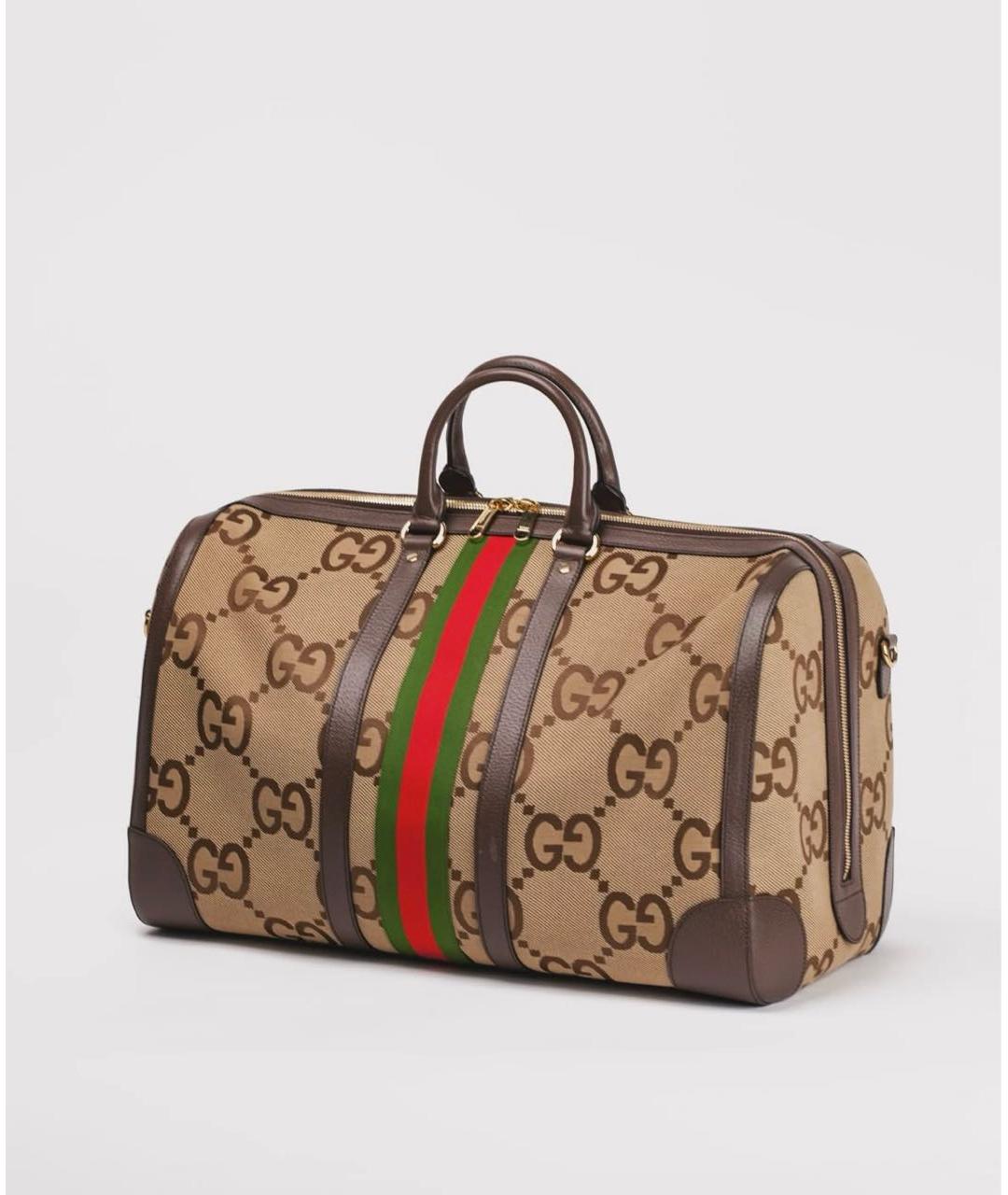 GUCCI Кожаная дорожная/спортивная сумка, фото 3