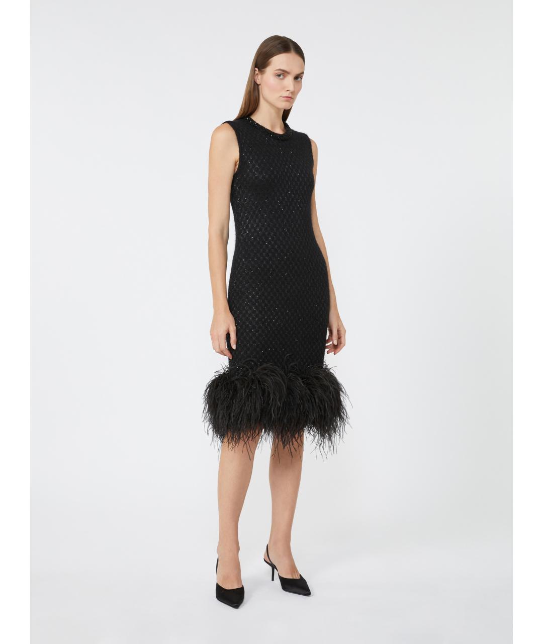 MAX MARA STUDIO Черное платье, фото 2