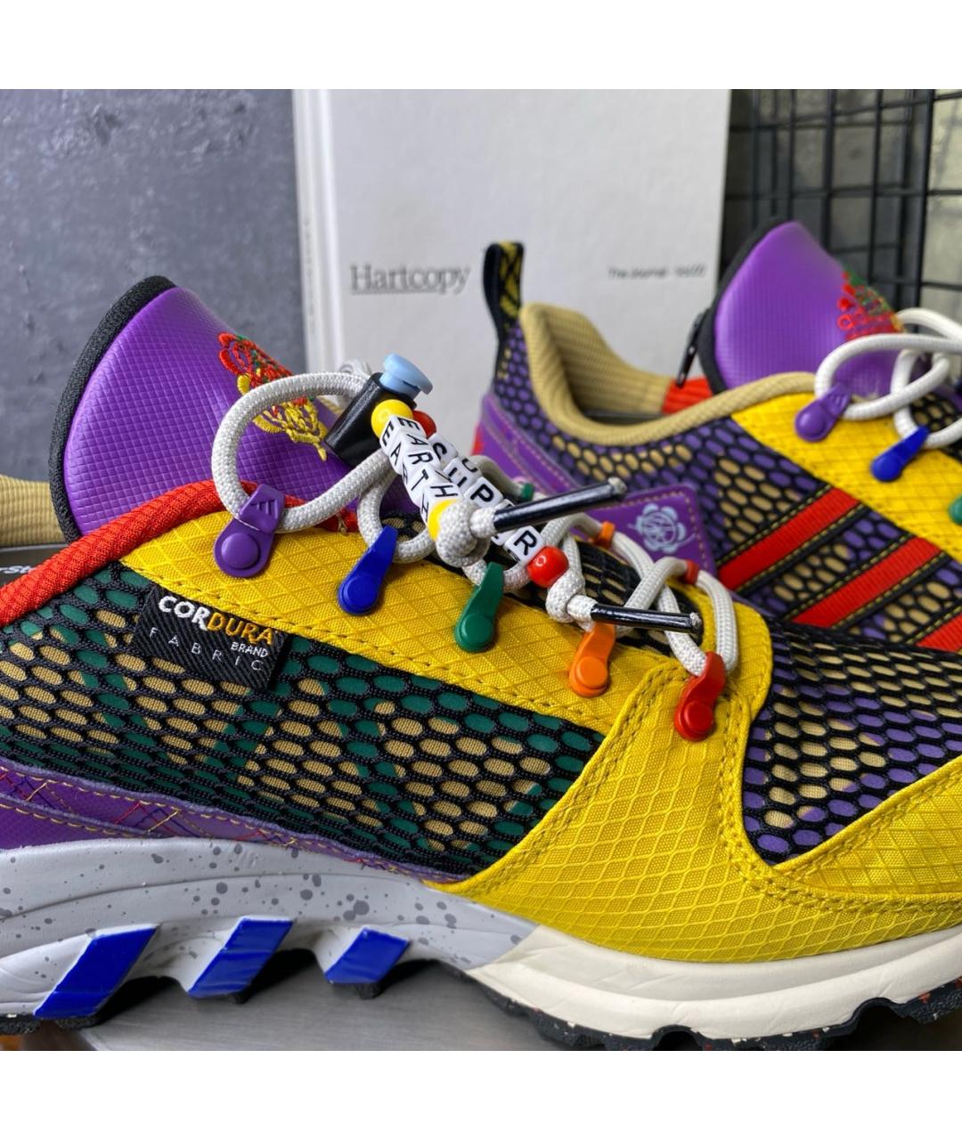 ADIDAS Мульти текстильные низкие кроссовки / кеды, фото 5