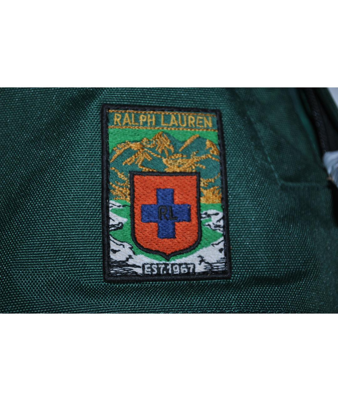 POLO RALPH LAUREN Зеленый синтетический рюкзак, фото 9