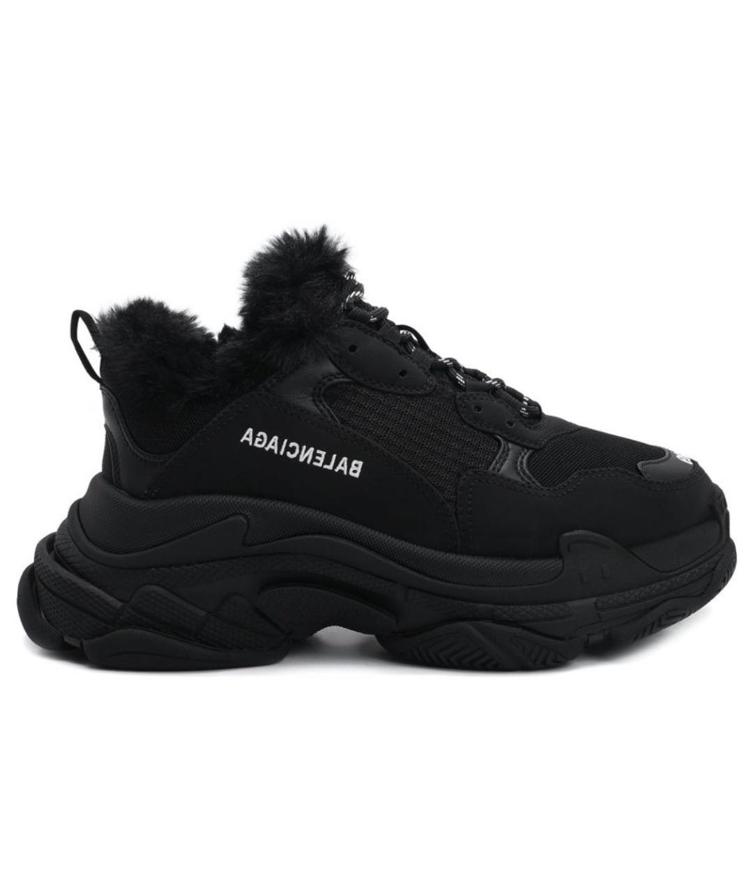 BALENCIAGA Черные кроссовки, фото 7