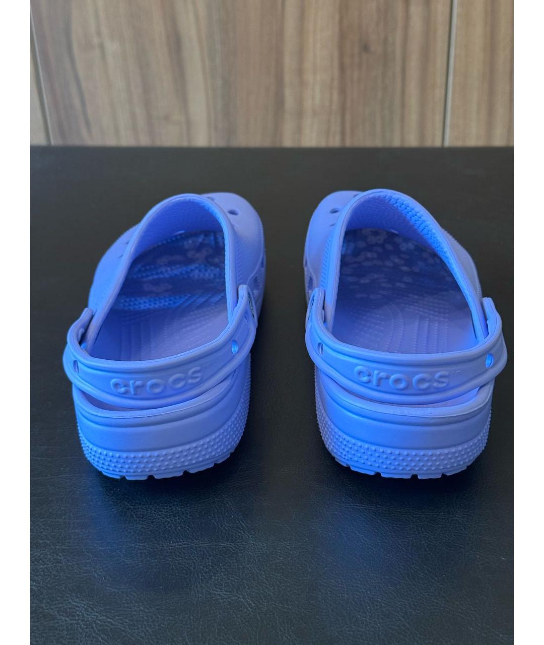 CROCS Фиолетовые резиновые сабо, фото 4