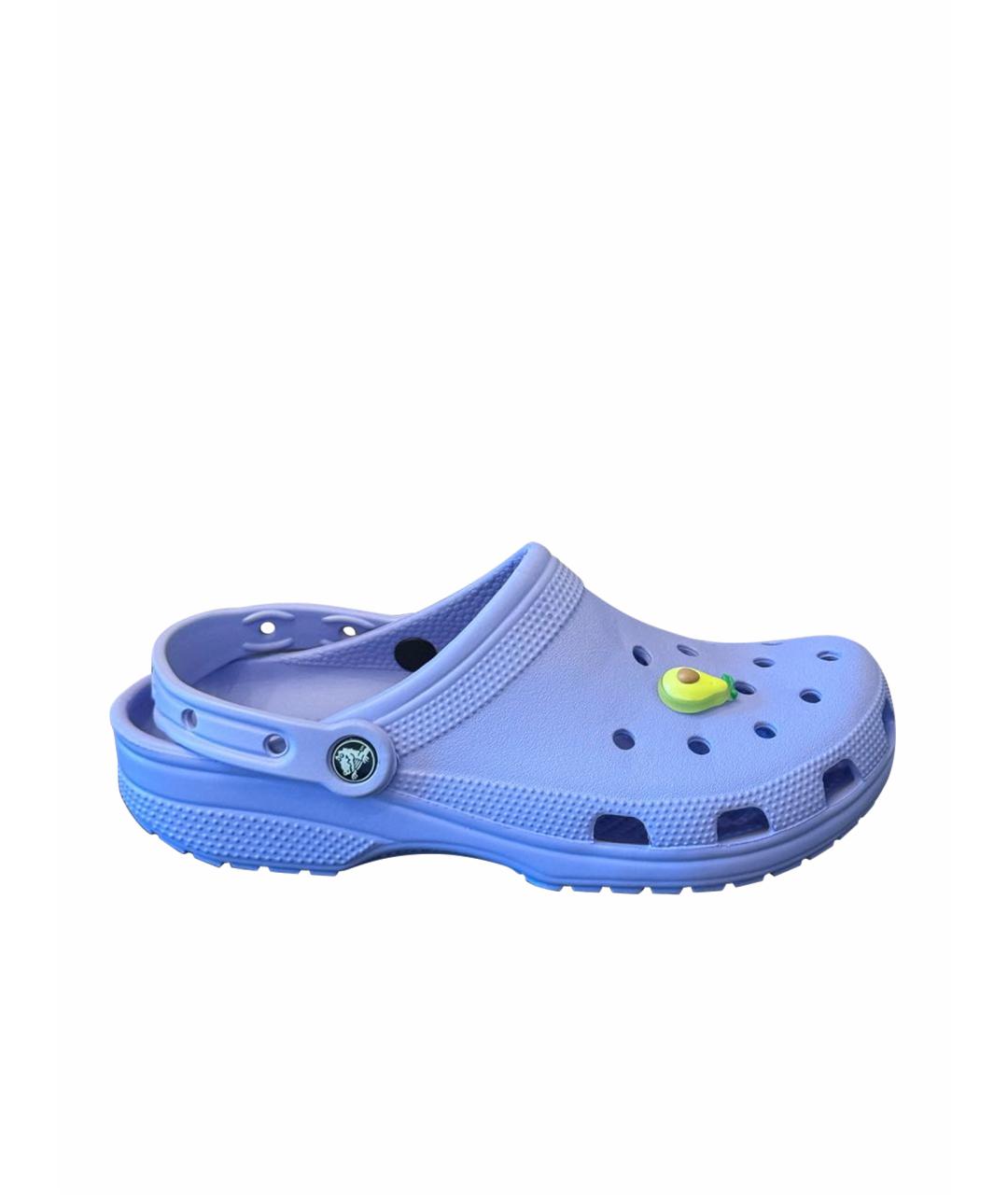 CROCS Фиолетовые резиновые сабо, фото 6