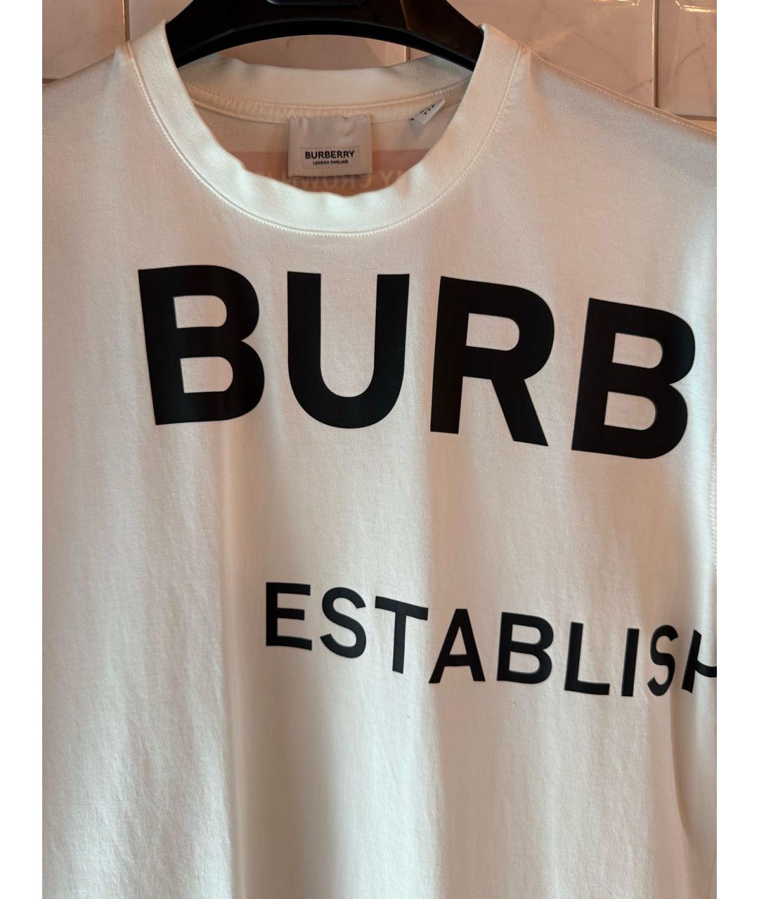 BURBERRY Белая футболка, фото 3