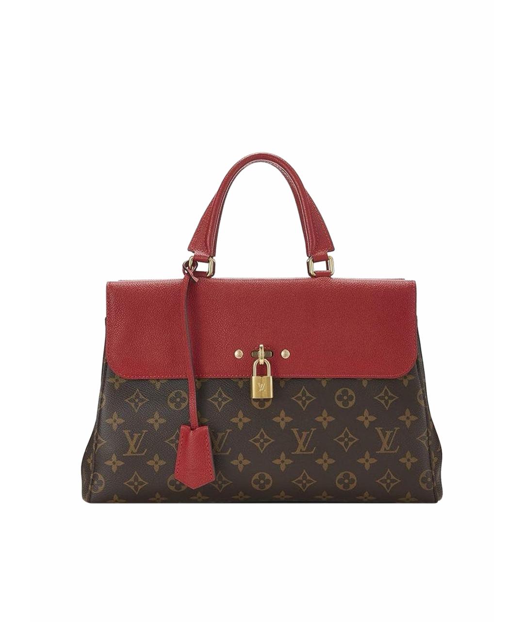 LOUIS VUITTON Коричневая сумка тоут из искусственной кожи, фото 1