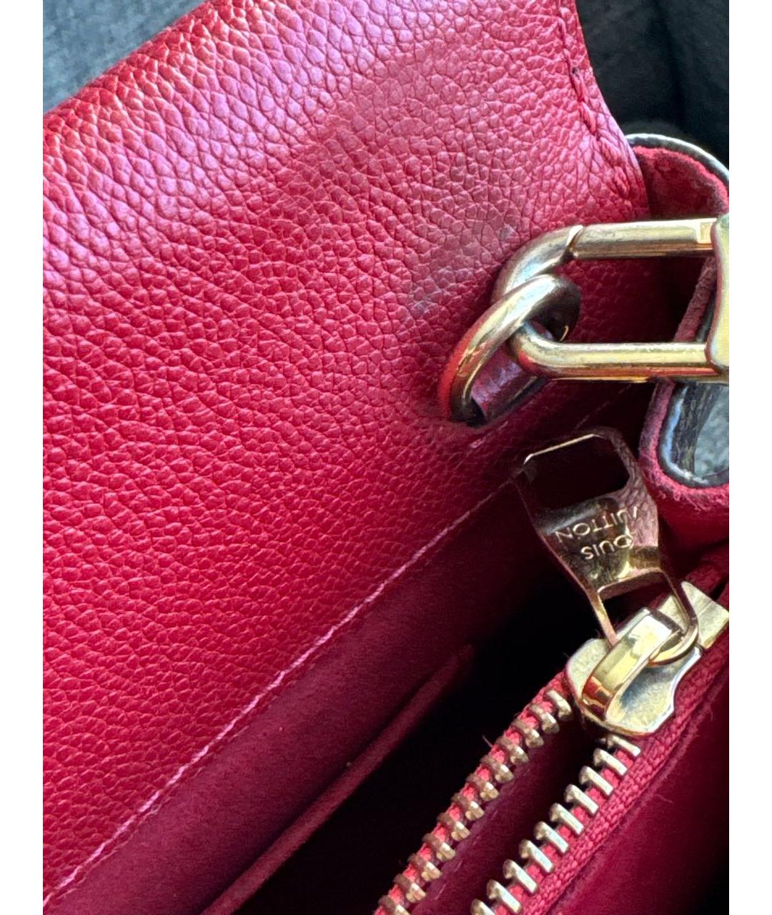 LOUIS VUITTON Коричневая сумка тоут из искусственной кожи, фото 7