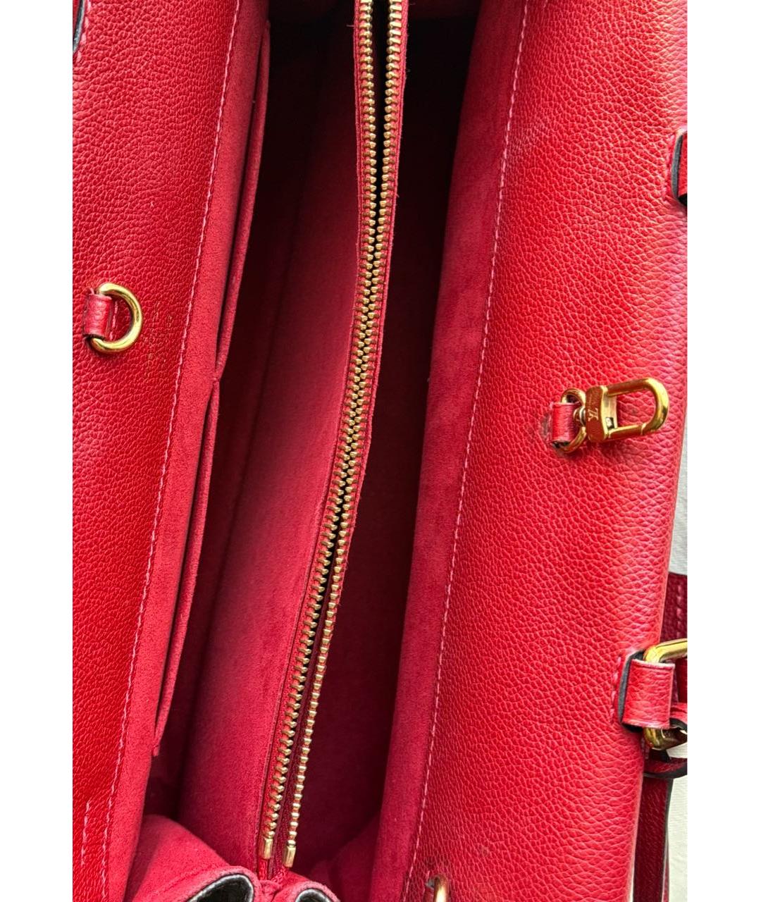 LOUIS VUITTON Коричневая сумка тоут из искусственной кожи, фото 4