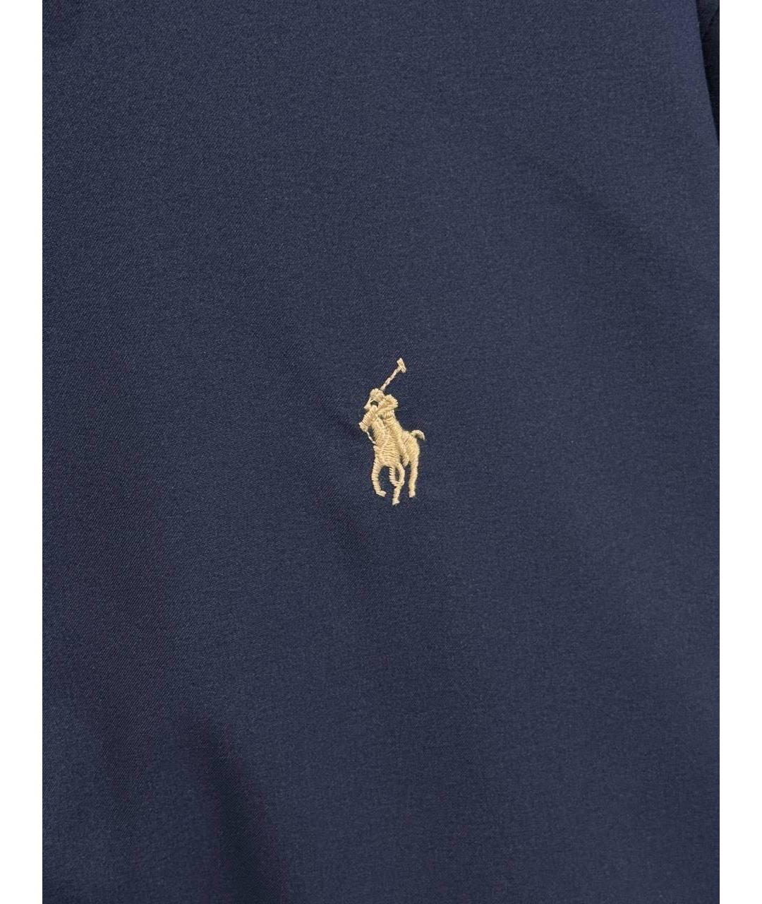 POLO RALPH LAUREN Темно-синяя полиэстеровая куртка, фото 4