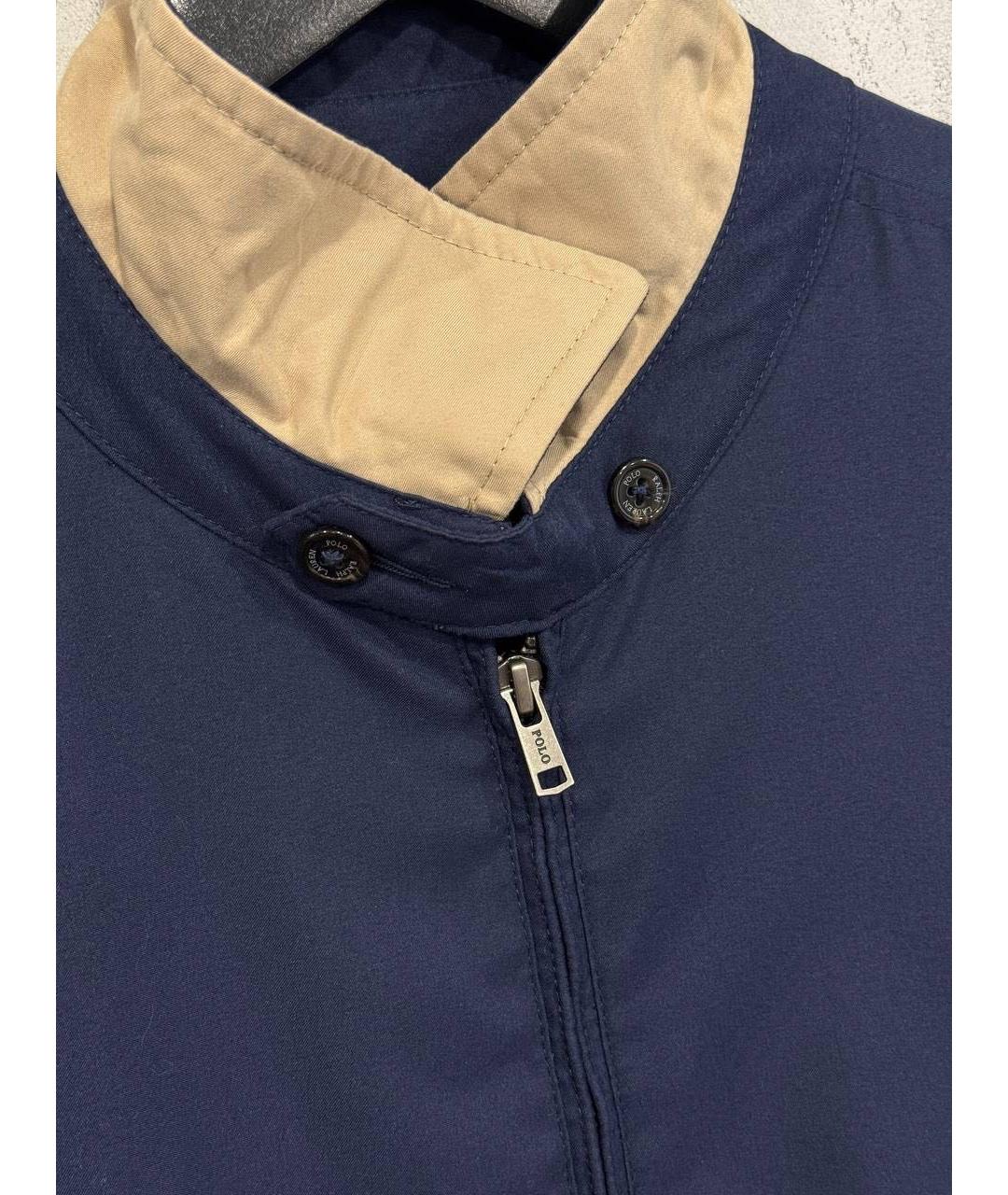 POLO RALPH LAUREN Темно-синяя полиэстеровая куртка, фото 3