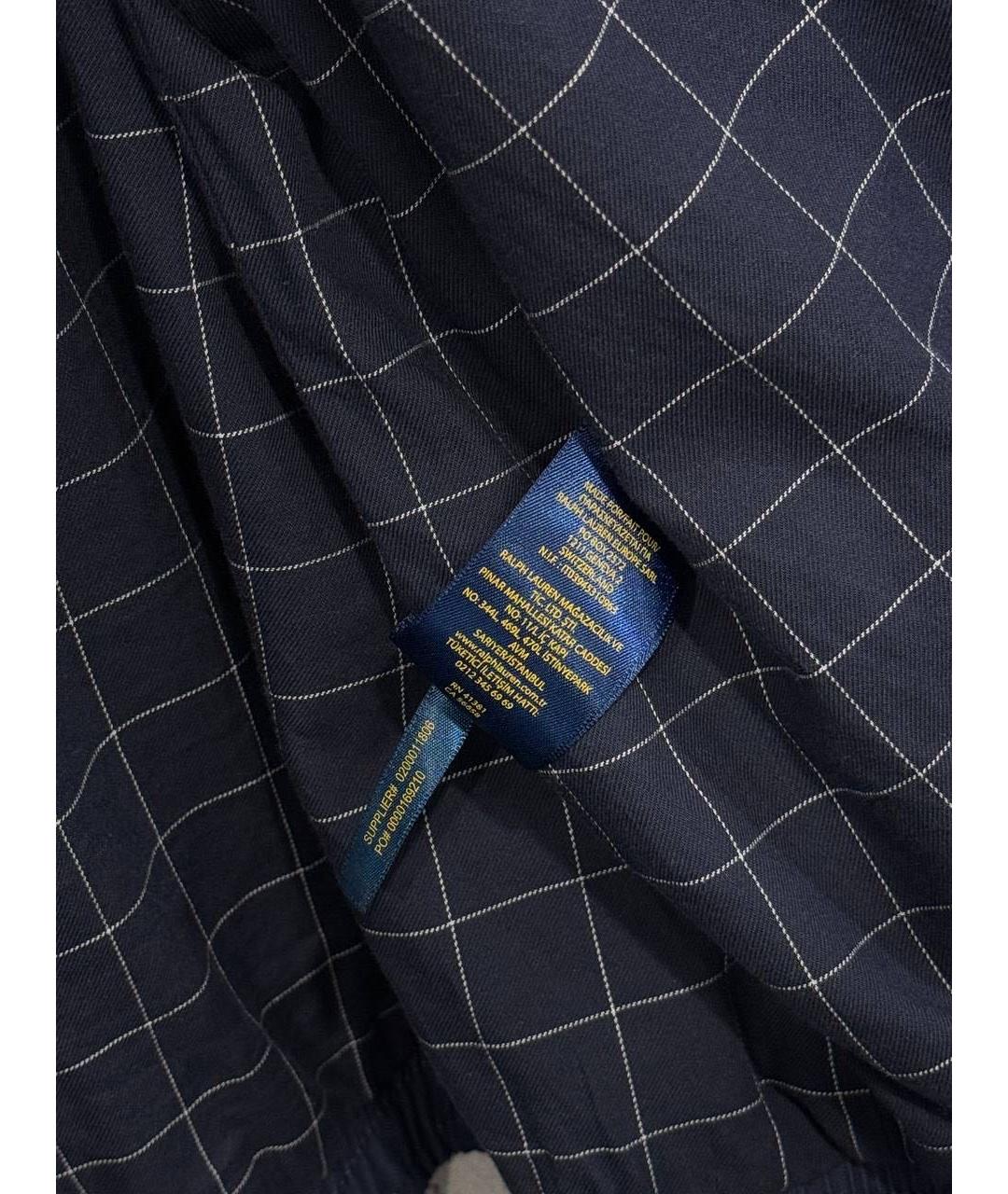POLO RALPH LAUREN Темно-синяя полиэстеровая куртка, фото 7