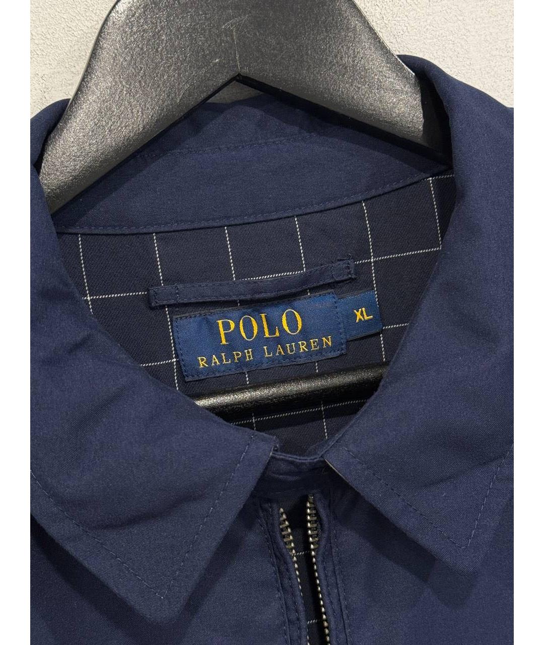 POLO RALPH LAUREN Темно-синяя полиэстеровая куртка, фото 2