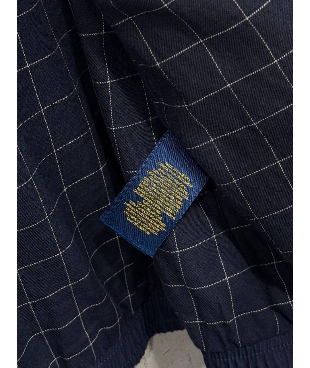 POLO RALPH LAUREN Темно-синяя полиэстеровая куртка, фото 6
