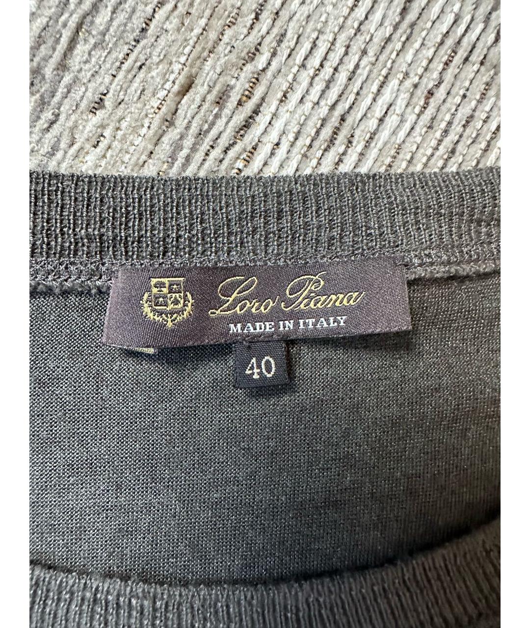 LORO PIANA Шелковая майка, фото 3