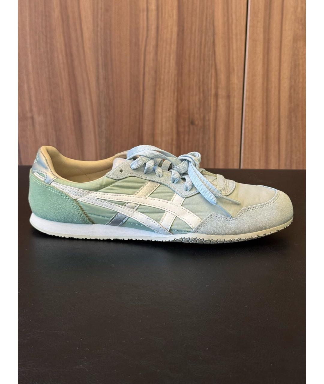 ONITSUKA TIGER Голубые текстильные кроссовки, фото 8