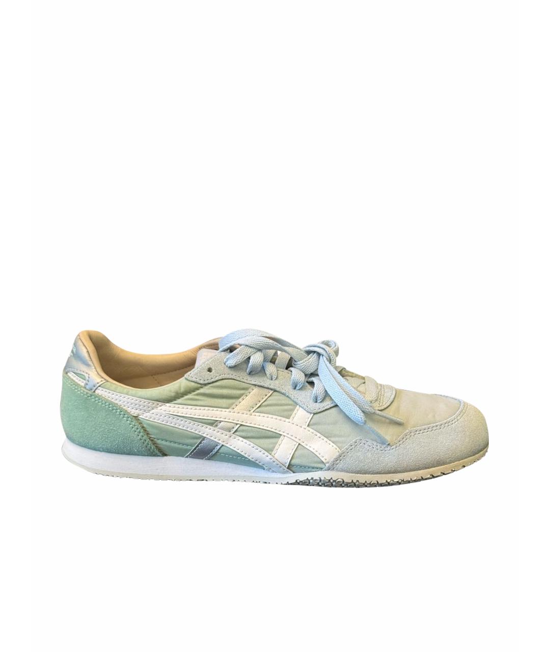 ONITSUKA TIGER Голубые текстильные кроссовки, фото 1