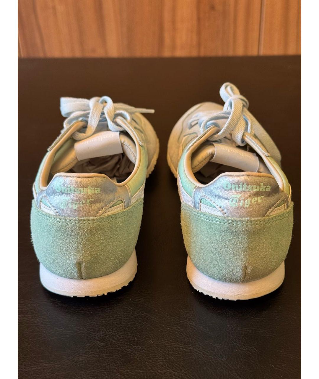 ONITSUKA TIGER Голубые текстильные кроссовки, фото 4