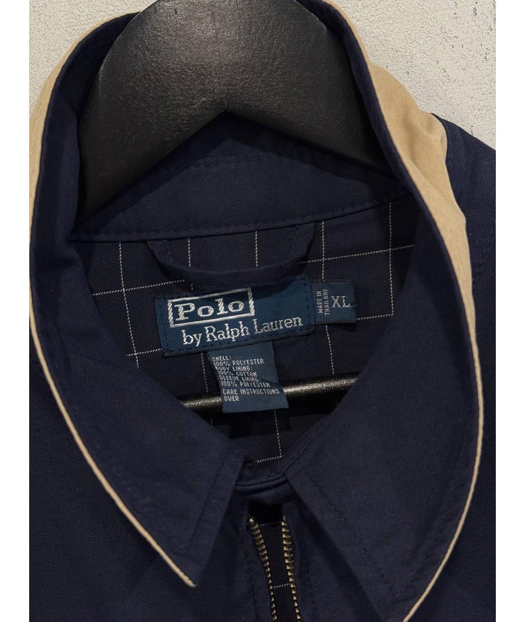 POLO RALPH LAUREN Темно-синяя полиэстеровая куртка, фото 2