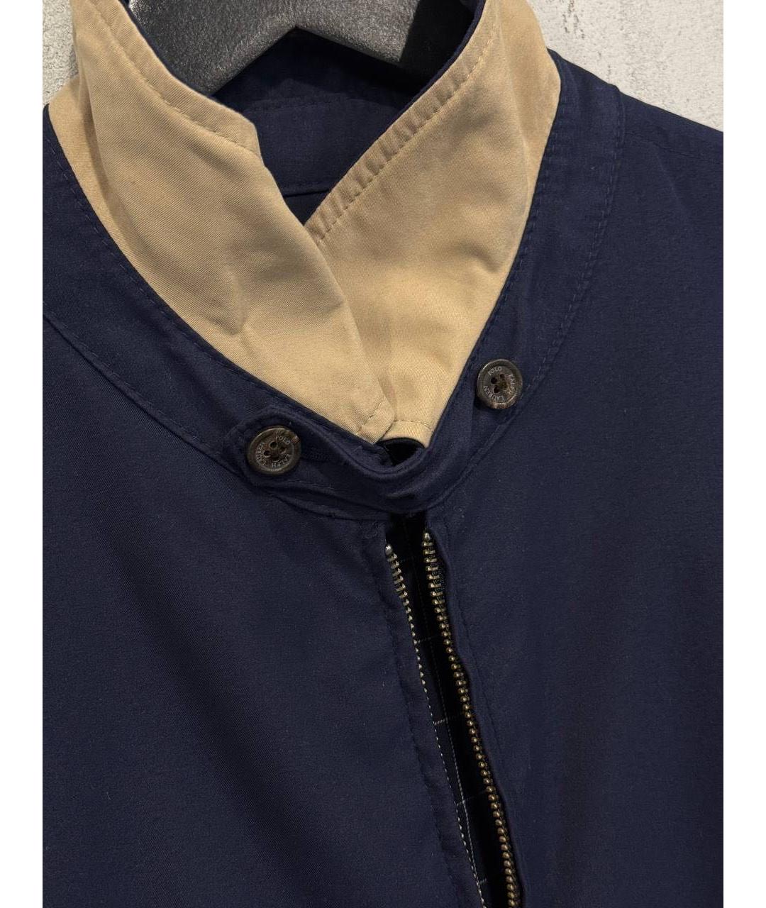 POLO RALPH LAUREN Темно-синяя полиэстеровая куртка, фото 5