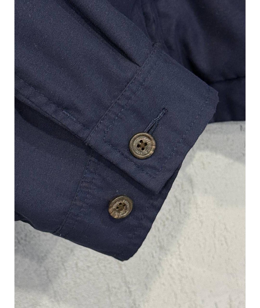 POLO RALPH LAUREN Темно-синяя полиэстеровая куртка, фото 6