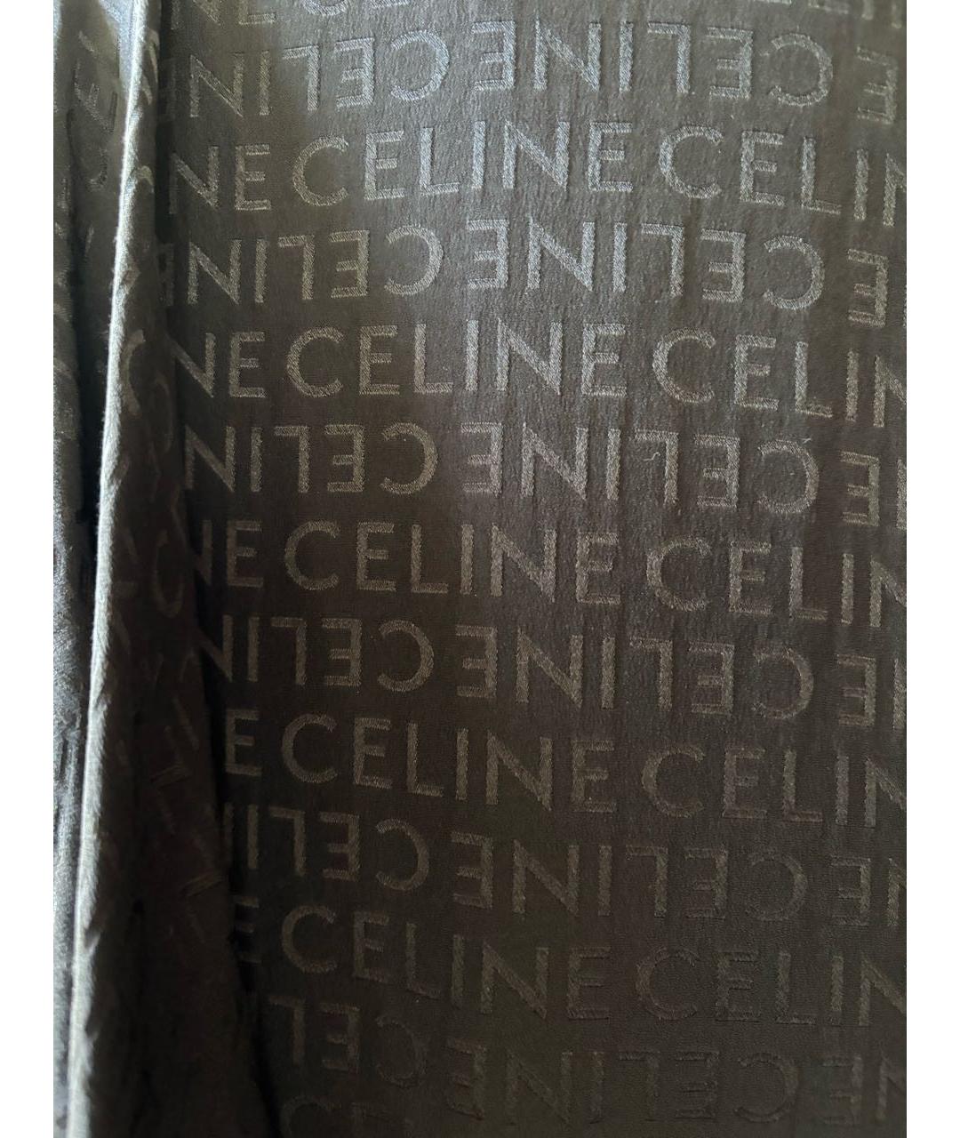 CELINE Черное шелковое вечернее платье, фото 4