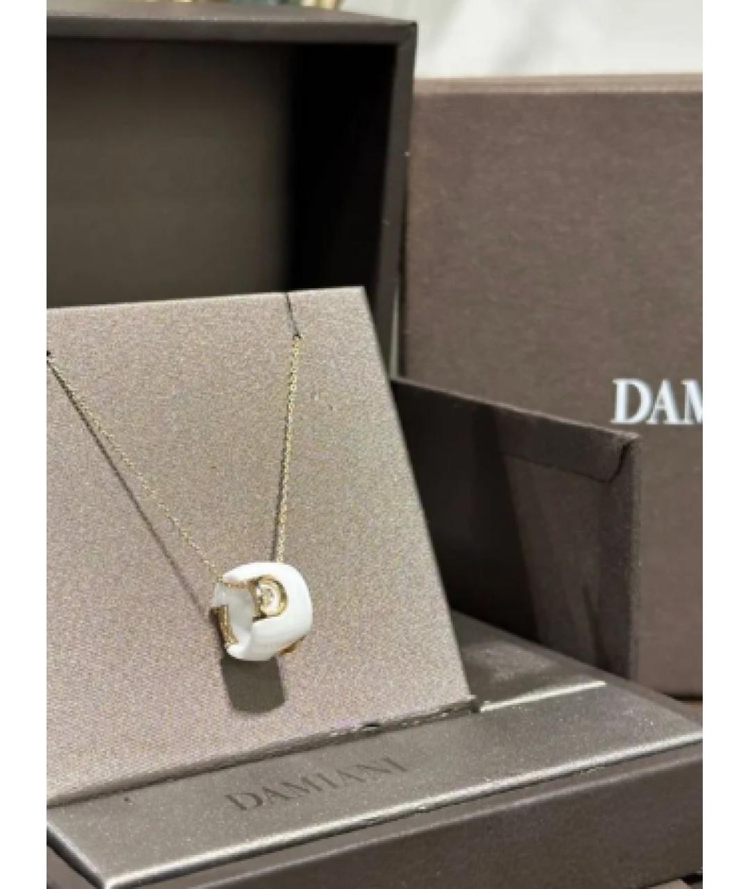 DAMIANI Белая подвеска из розового золота, фото 5