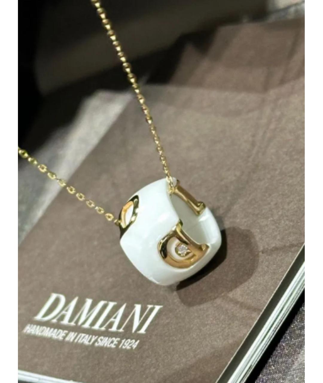 DAMIANI Белая подвеска из розового золота, фото 3