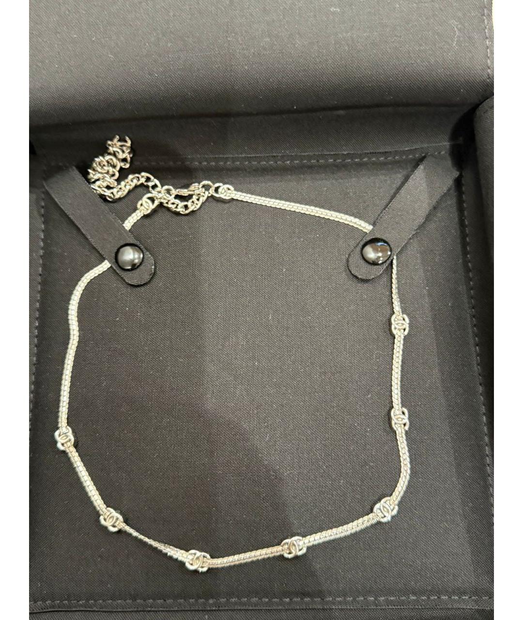 CHANEL Серебрянный чокер, фото 4
