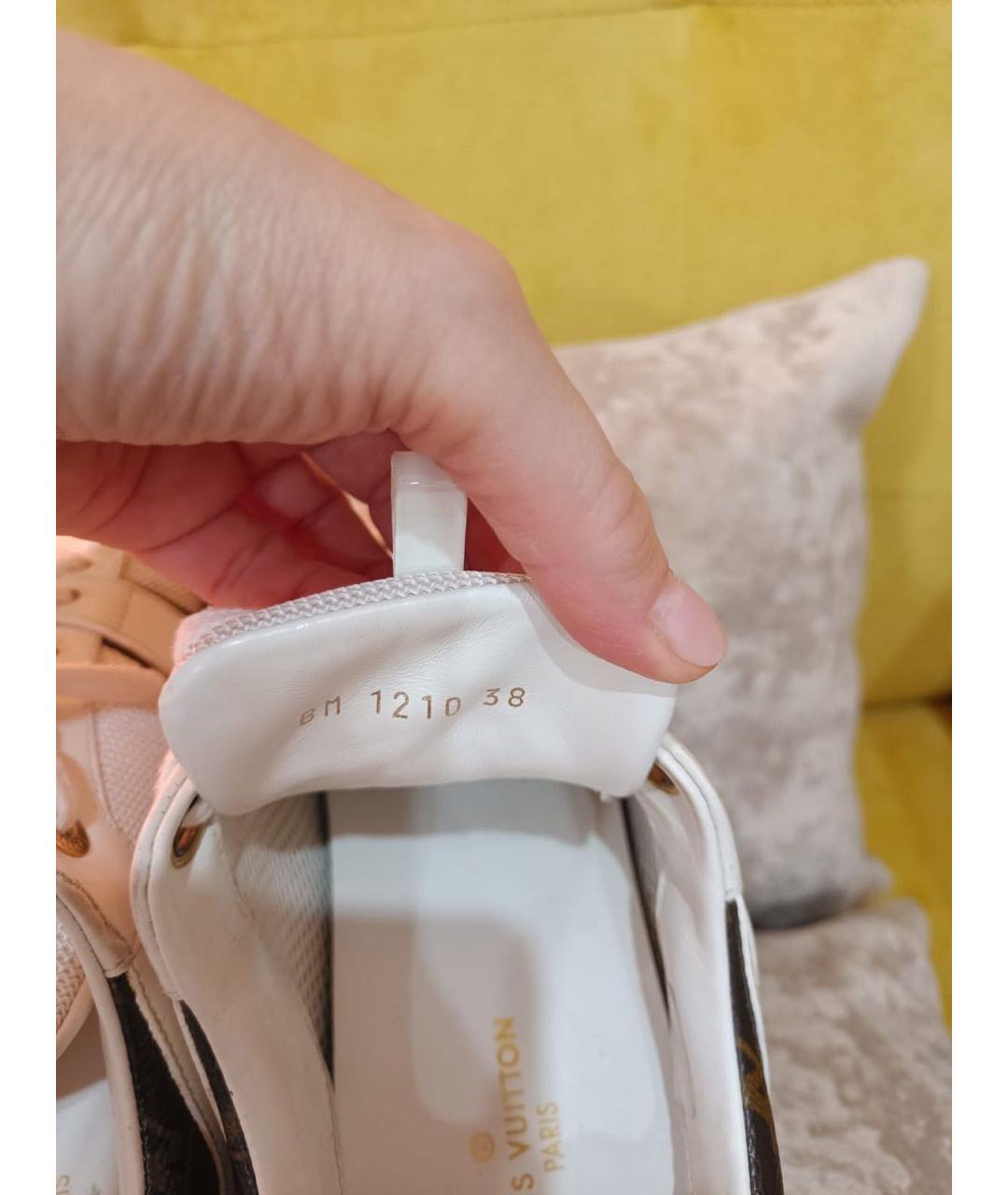 LOUIS VUITTON Белые кроссовки, фото 2
